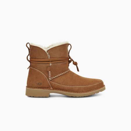 UGG Esther Brown Ankle Boots for Women (AOUW47536)